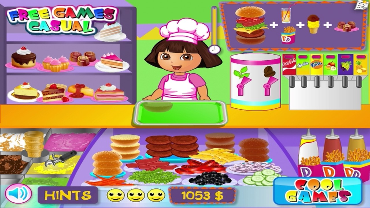 Dora Fun Cafe | Cooking Games to Play