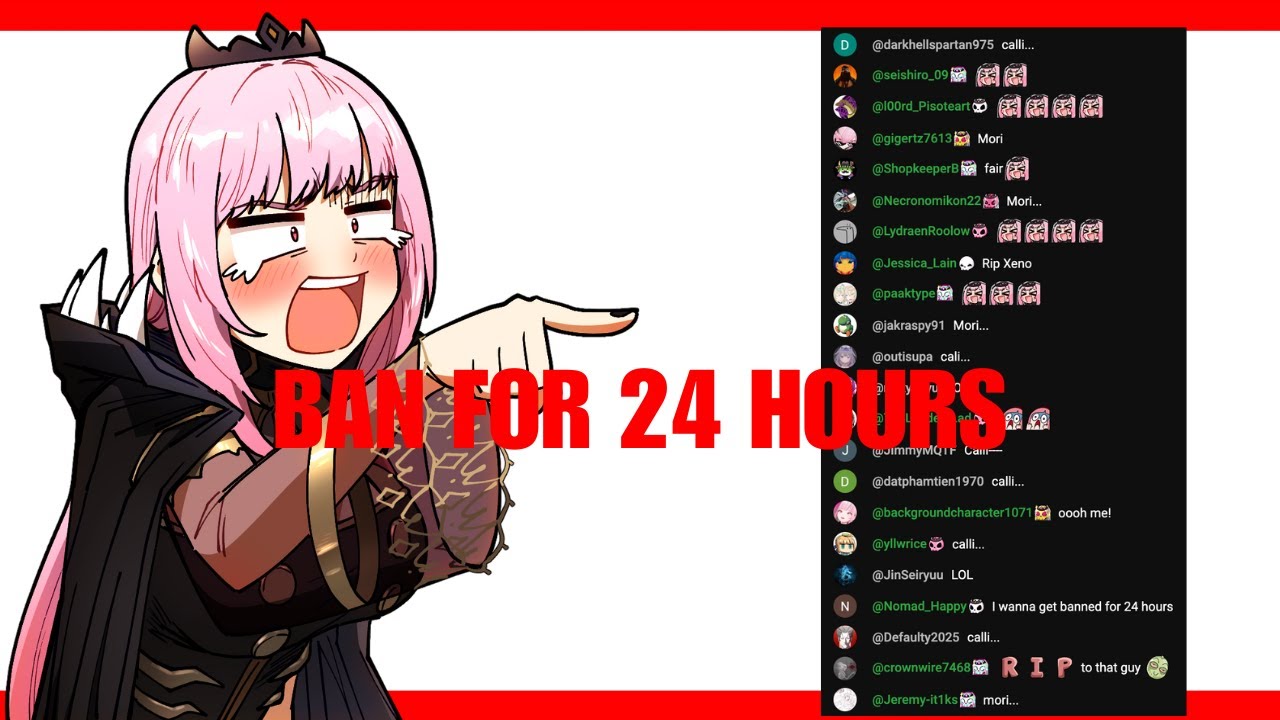 CALLI LOSES IT AND STARTS BANNING