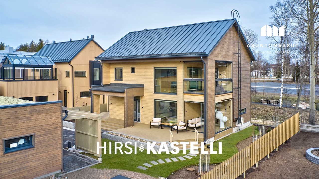 Hirsi-Kastellin Villa Pes&auml;puu, Oulun Asuntomessukoti 2025