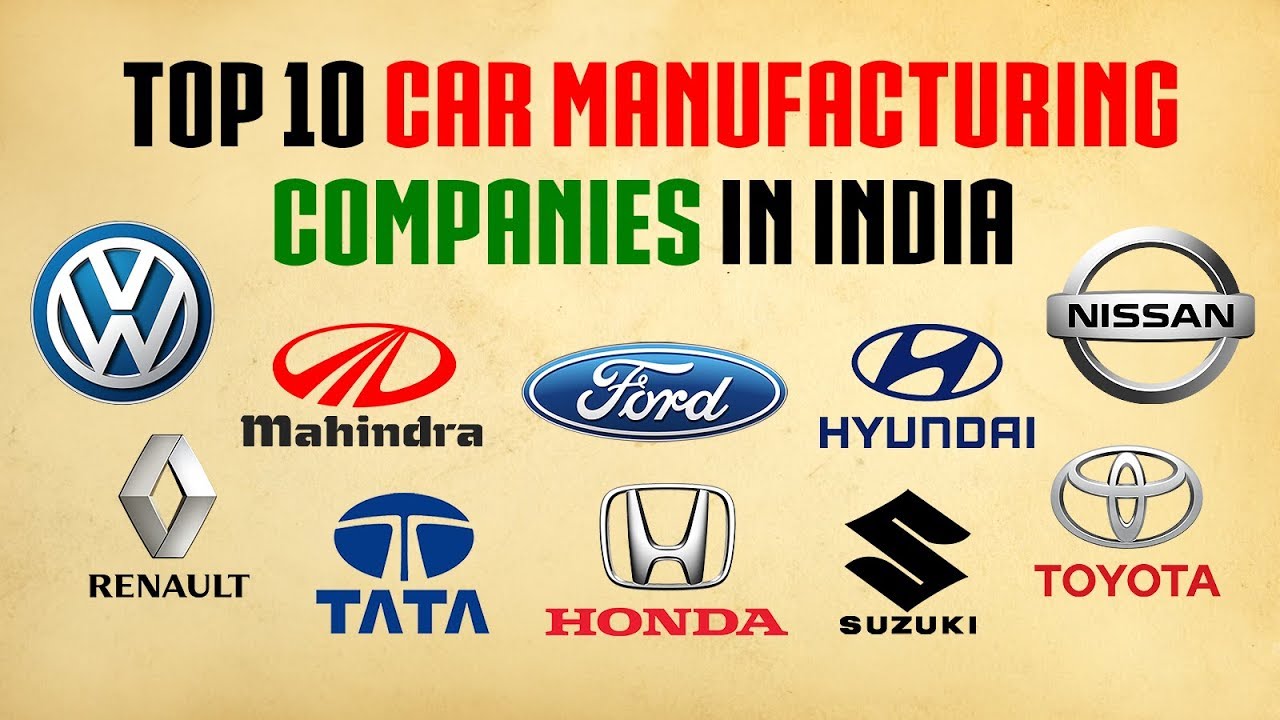 Top 10 Car Manufacturing Companies in India | Top 10 car manufacturers in India