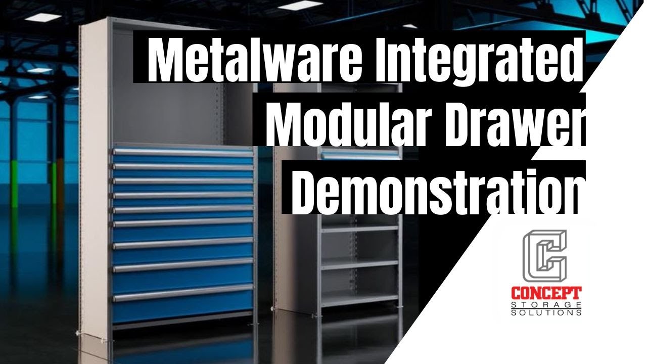 Metalware Modular Drawer Demonstration