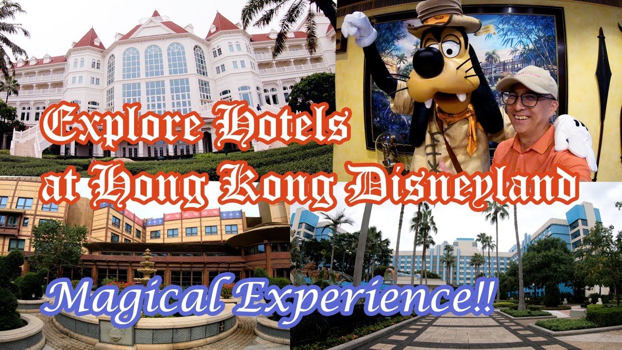 Explore Hotels at Hong Kong Disneyland - Disneyland Hotel - Explorers Lodge - Hollywood Hotel