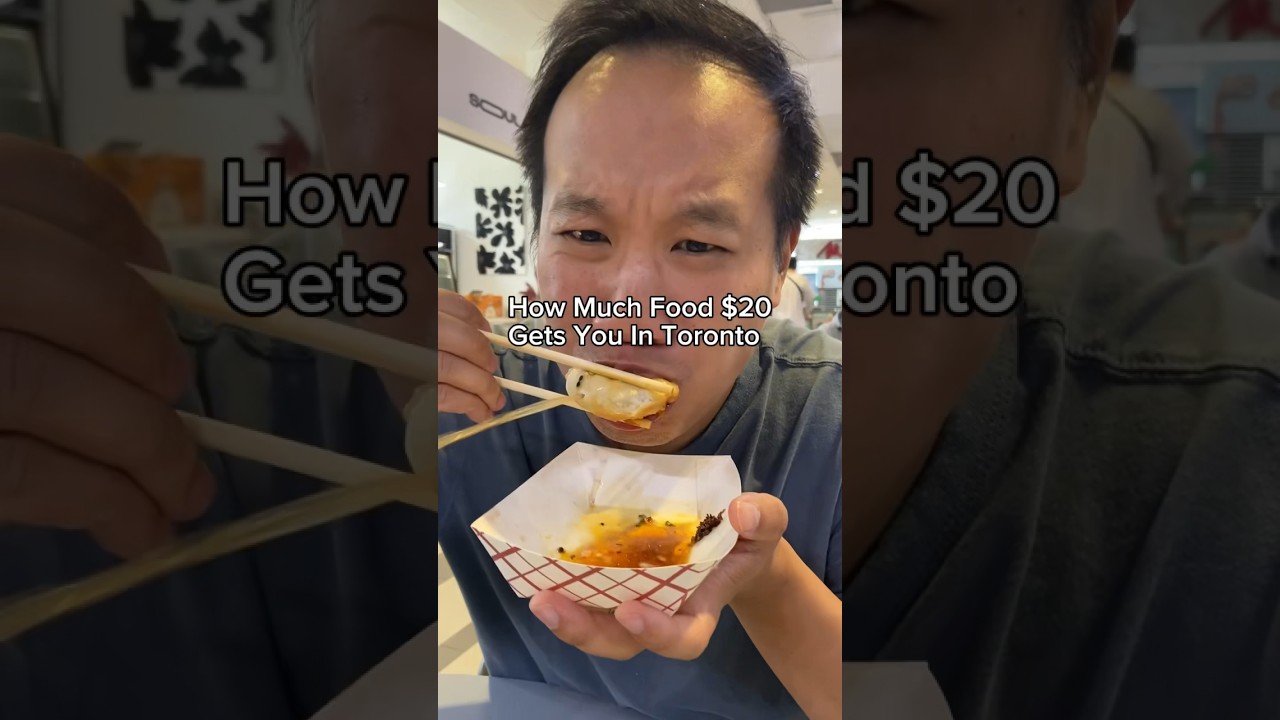 How Much Food $20 Gets YOU 🫨at a Hidden Gem Foodcourt in Toronto