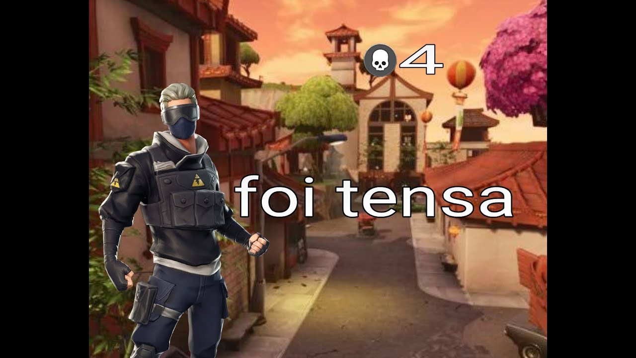 Minha primeira partida fortnite - a mais tensa