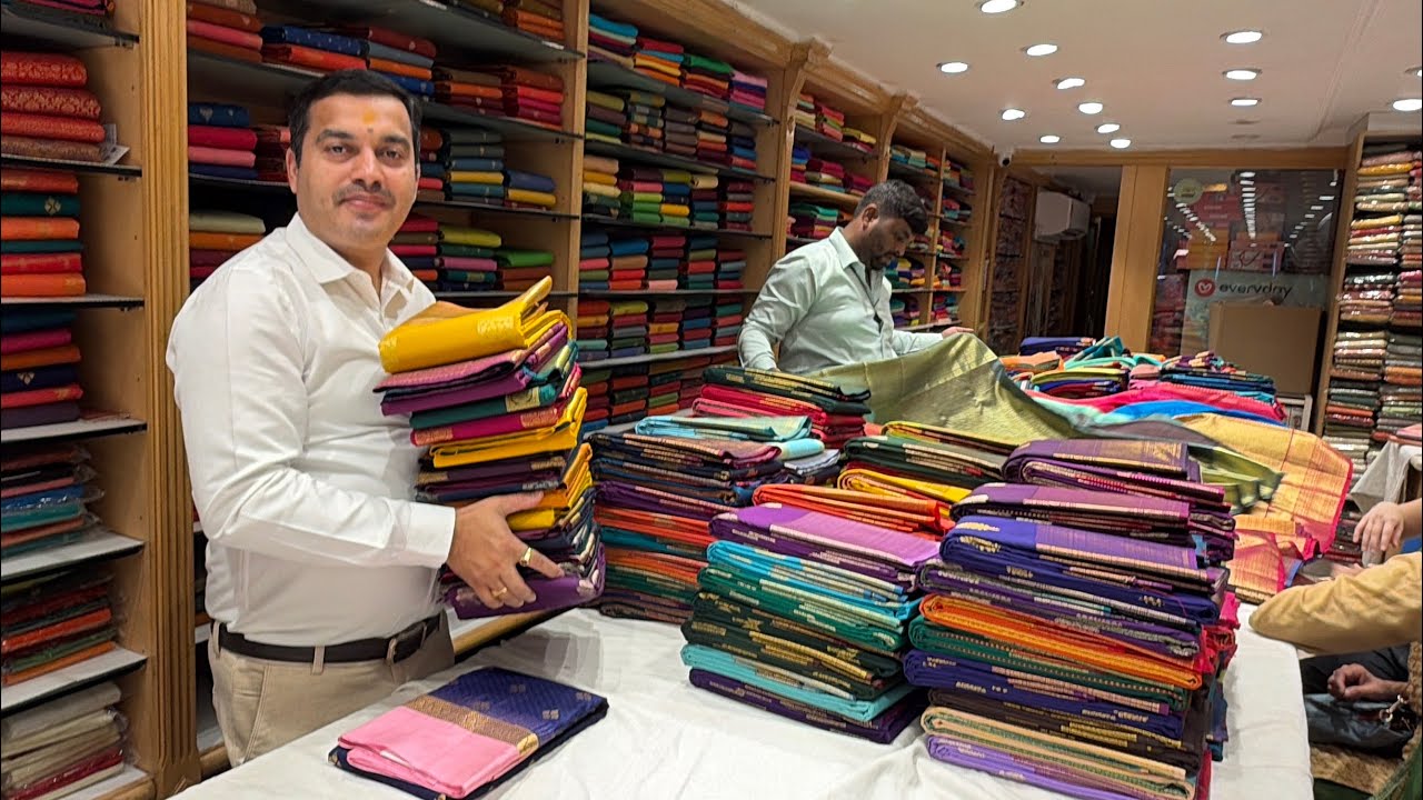 Bangalore Malleshwaram Semi Silk, Pure Silk & Pure Mysore Silk Sarees with Free Shipping.