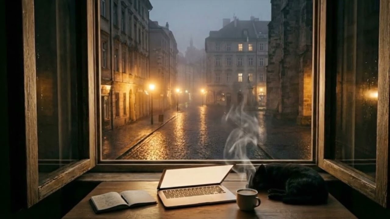 European Instrumental for Night Work 💻🌙 | Calm City Focus
