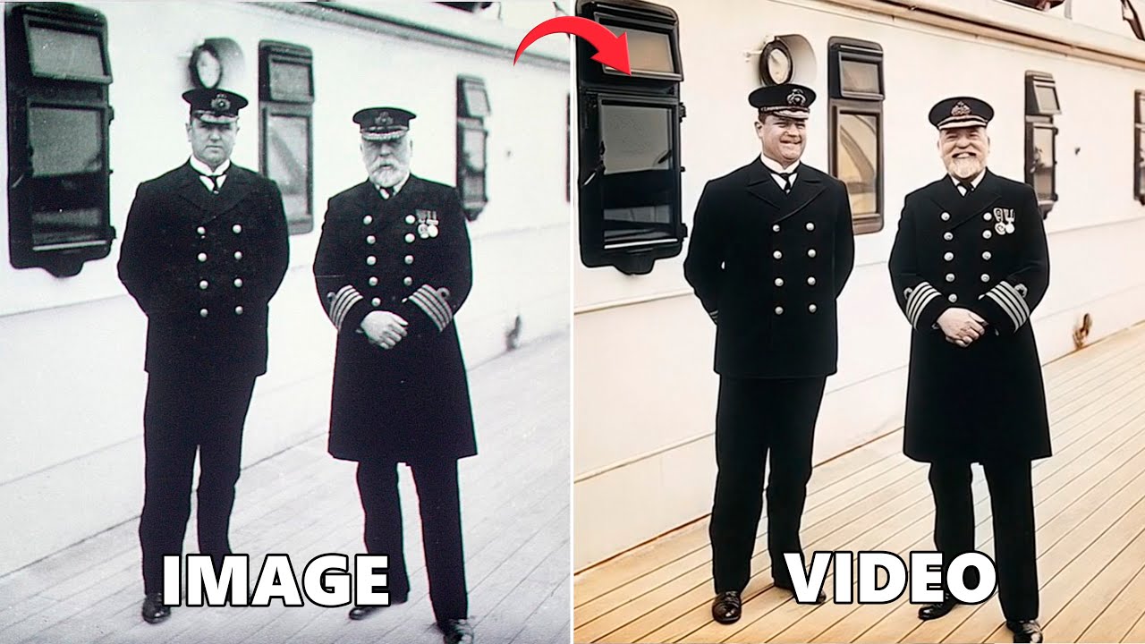 What the Titanic Passengers Really Looked Like &mdash; Restored & Animated