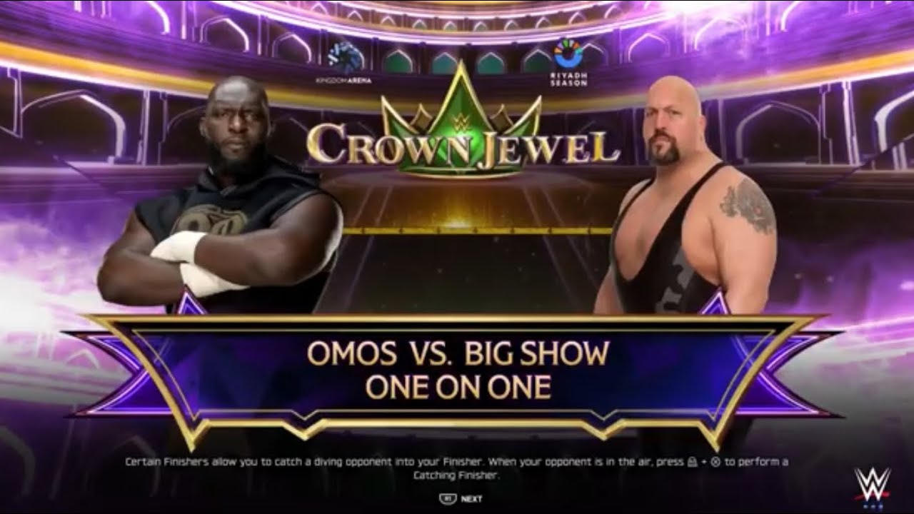 WWE 2K25! Omos vs Big Show  🤜👊