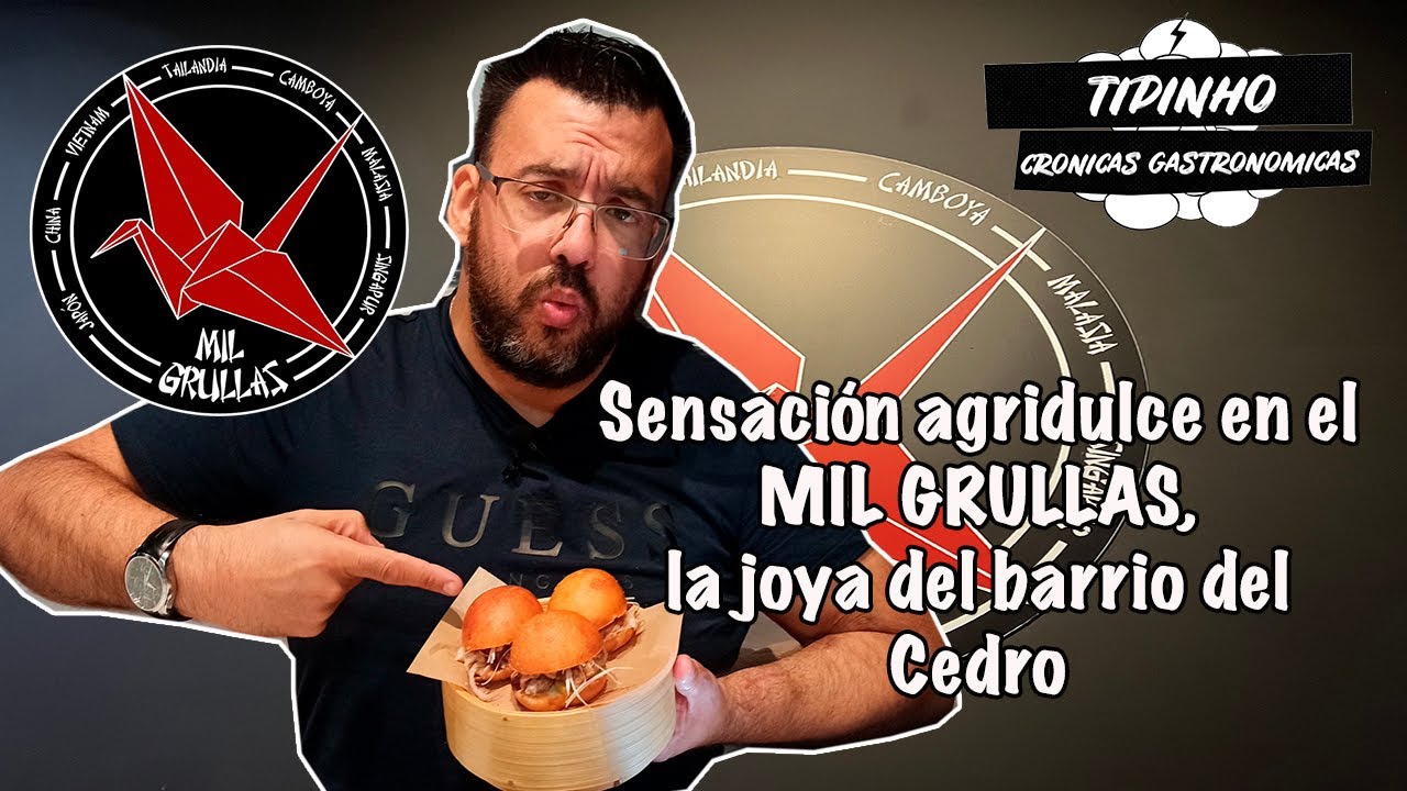 Cenamos en el Mil Grullas, comida fusi&oacute;n de 7 pa&iacute;ses asi&aacute;ticos y salimos un poco contrariados.