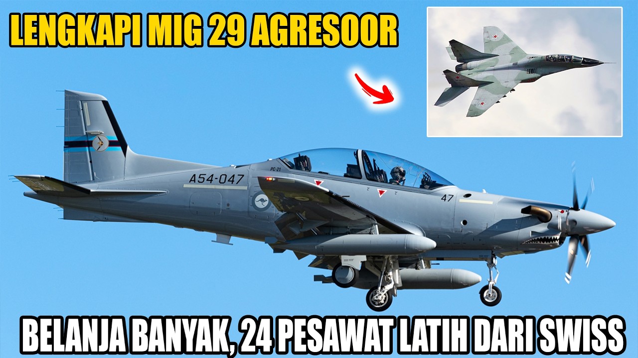 Lengkapi Mig 29 Agressor, Indonesia Membeli 24 Unit Pesawat Latih dari Swiss