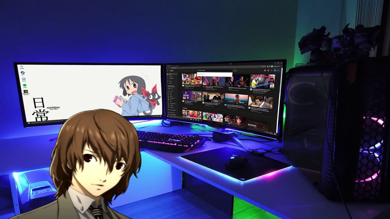 Akechi invites you in his gamer room to watch youtube videos [ASMR RP]
