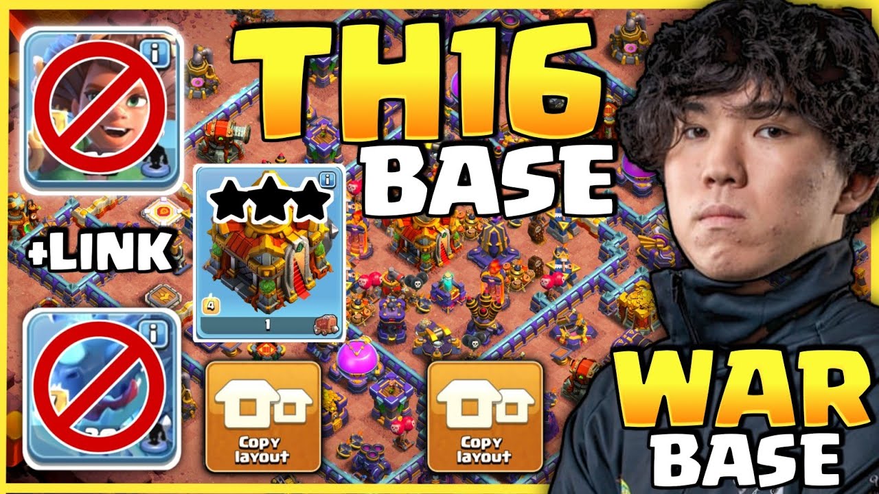 ( TOP 5 ) NEW BEST🔥TH16 WAR BASE ANTI ROOT RIDER, TH16 WAR BASE ANTI 2 STAR WITH LINK CLASH OF CLANS