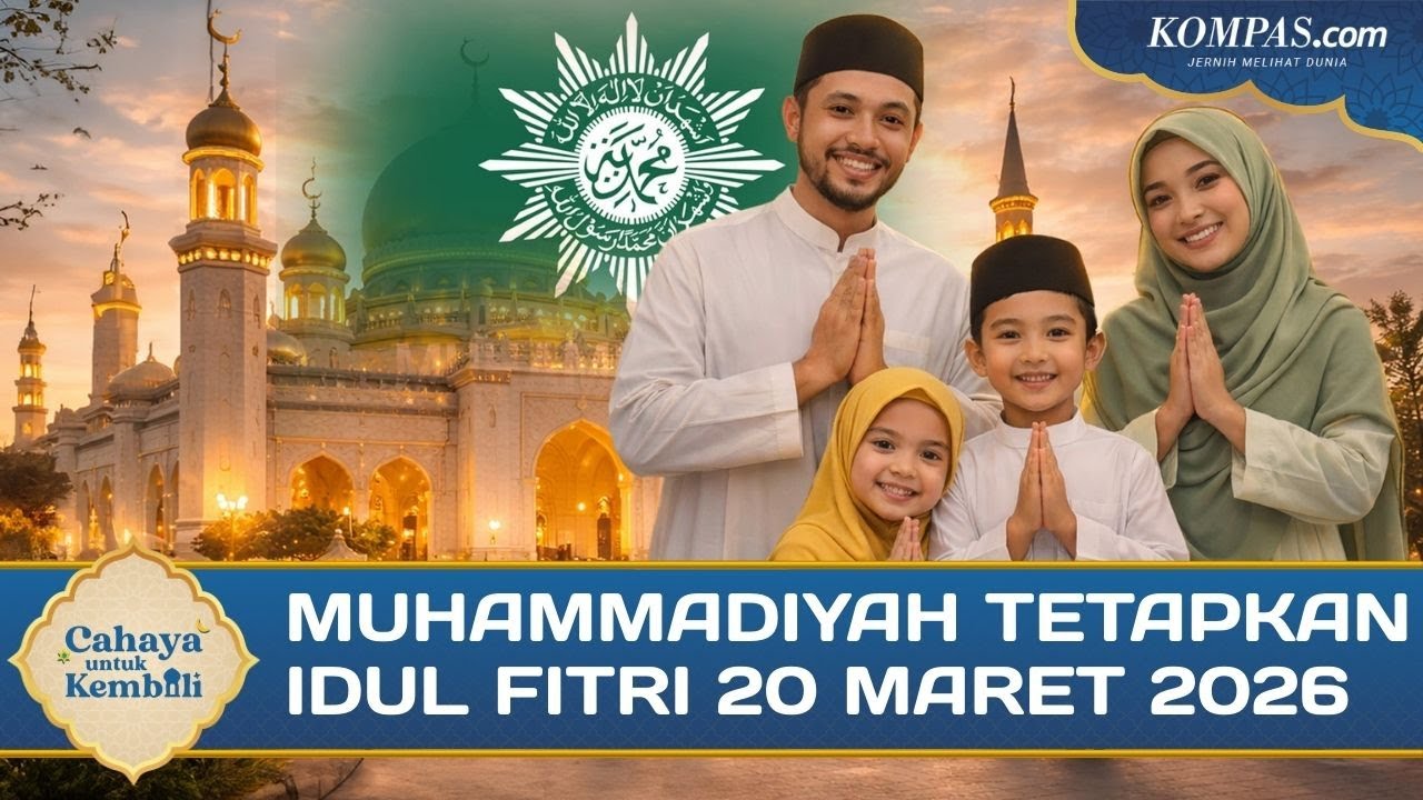 Resmi! Muhammadiyah Tetapkan Idul Fitri 1447 H Jatuh pada Jumat 20 Maret 2026