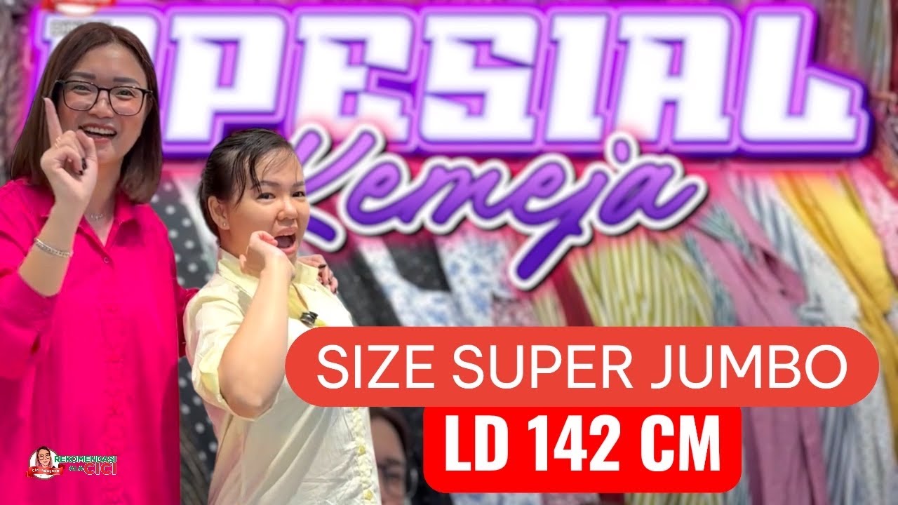SUSAH CARI SUPPLIER KEMEJA FESYEN SAMPAI UKURAN SUPER JUMBO! DI DINZLIE ADA! 😍😍