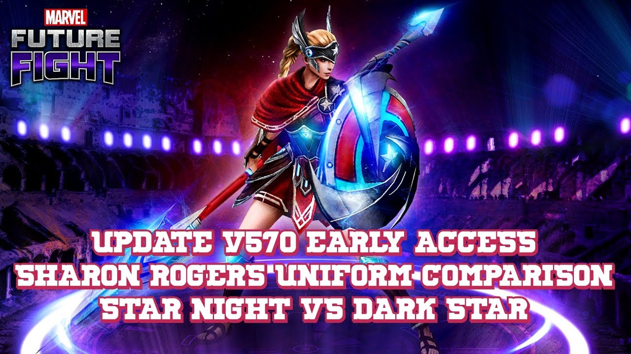 [EARLY ACCESS] SHARON ROGERS STAR NIGHT VS DARK STAR - UNIFORM COMPARISON | MARVEL FUTURE FIGHT