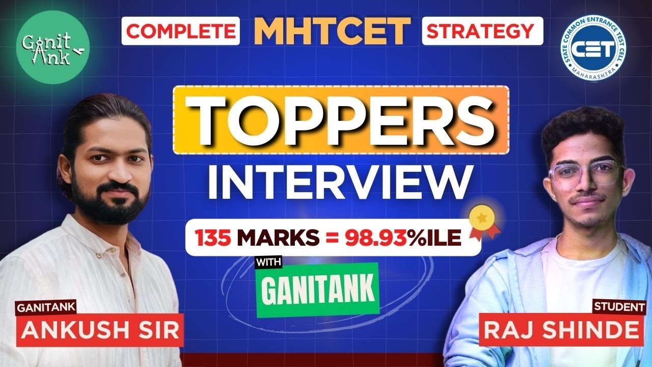 Score 99+ in MHTCET 2025 in Just 30 Days | Strategy MHTCET 2025 with RAJ SHINDE@Rajvlogs-tk9qu