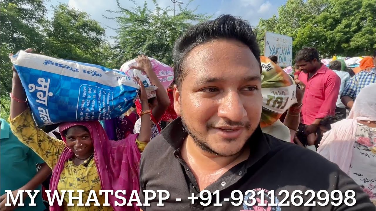 AnnDaan MahaDaan - Helping 425 Families Flood Victims In Delhi 🌸🙏  @sandeepbhatt