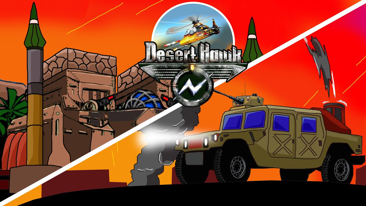 Desert Hawk \ Gulf Thunder All Bosses \ Air Strike⚔️ [ No Death + Ending ] | Childhood Games💥✈️