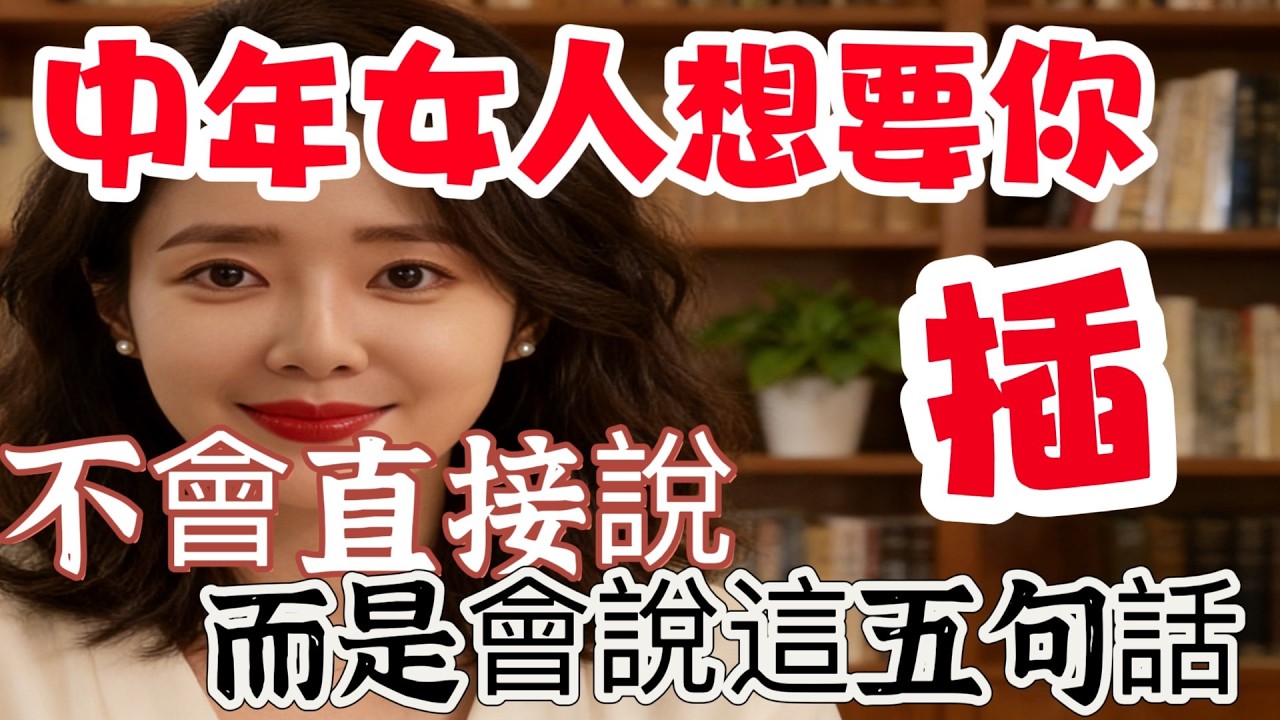 中年女人想要和你“發生關係”  不會直接說而是會給你說這五句話！ 男人一定要懂！#男女相處 #男女行動 #分享 #happy婚 #正能量 #大熱門 #感情 #情感