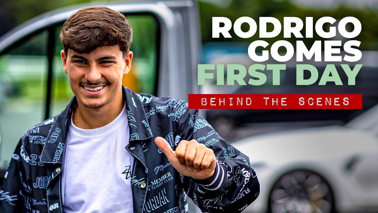 Behind the scenes of Rodrigo Gomes' first day!