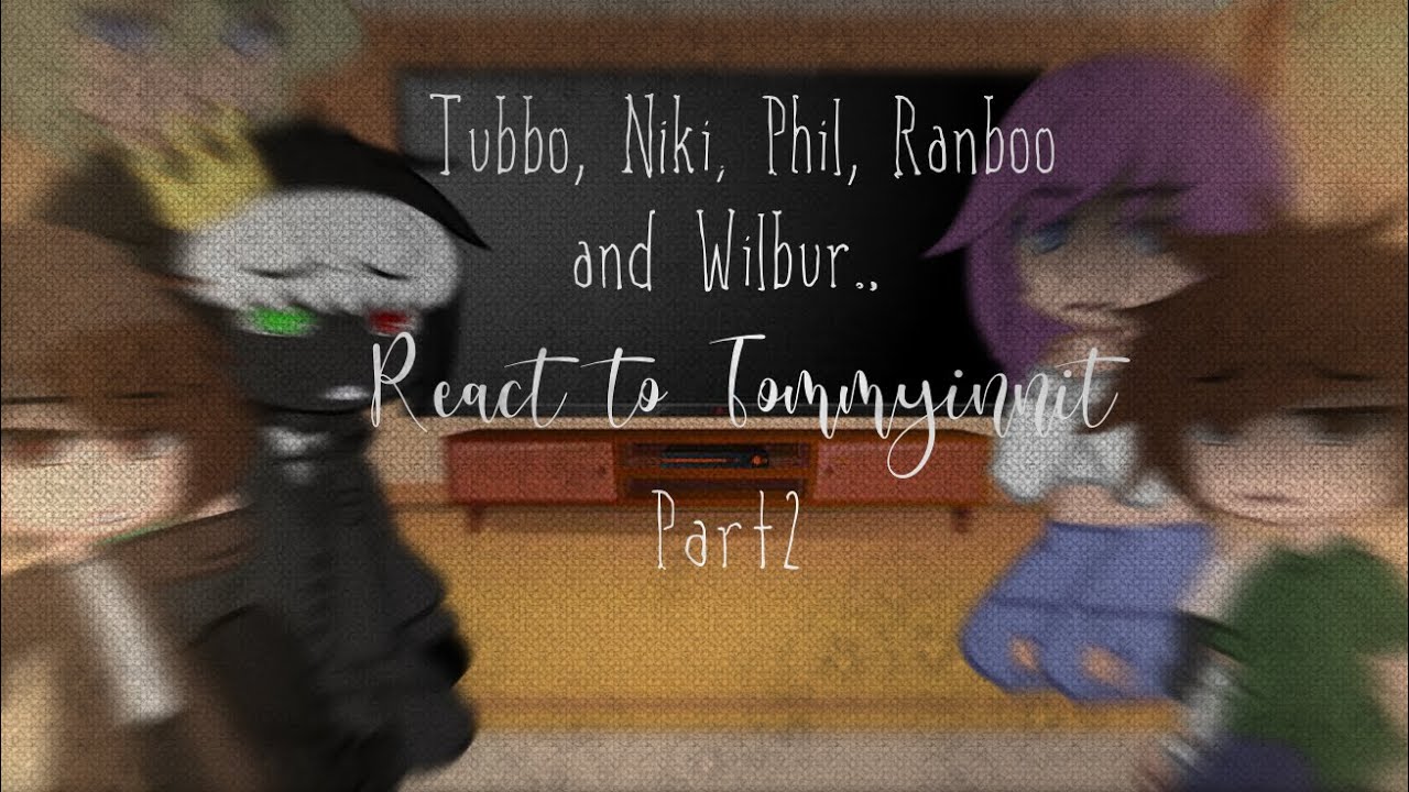 Part of dream smp reacts to... Tommyinnit Part 2 | Gacha club | angst