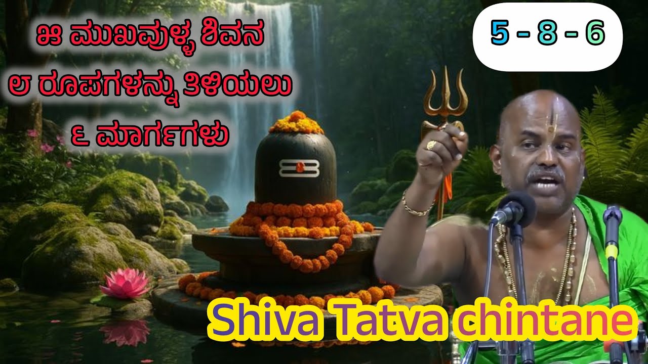 ಶಿವ ತತ್ವದ ಚಿಂತನೆ | ಶಿವನ ದರ್ಶನ ಪಡೆಯುವ ೬ ಮಾರ್ಗಗಳು | ಬೃ&zwnj;ಹ್ಮಣ್ಯಾಚಾರ್ಯ 
