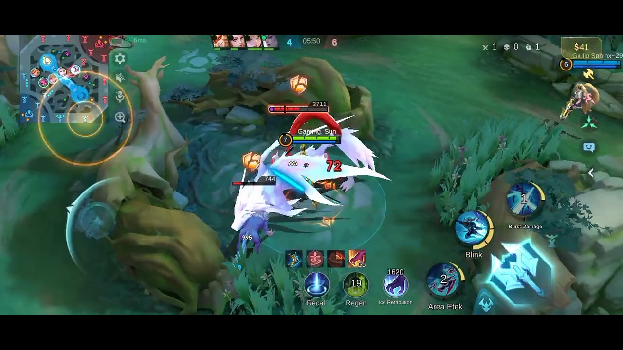 #mobilelegends  Pakai Hero Saber Saja, Yang penting Hoki, wkwkwk