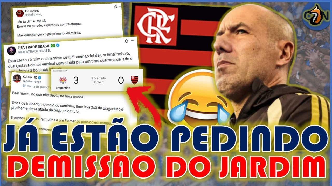 QUE TRISTE 😂🔥 FLAMENGUISTAS PEDEM 'A CABE&Ccedil;A' DO JARDIM AP&Oacute;S GOLEADA | V&Iacute;DEO SATISFAT&Oacute;RIO #futebol
