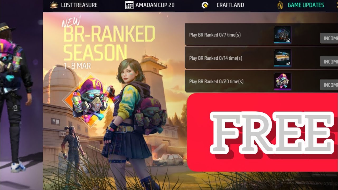 Free Fire new ব্যাগ স্কিন।