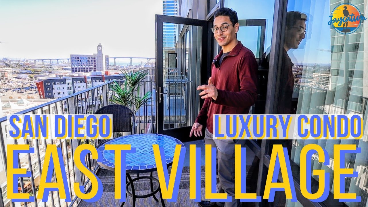 LIVING IN EAST VILLAGE OF SAN DIEGO | LUXURY Condo Tour With VIEWS
