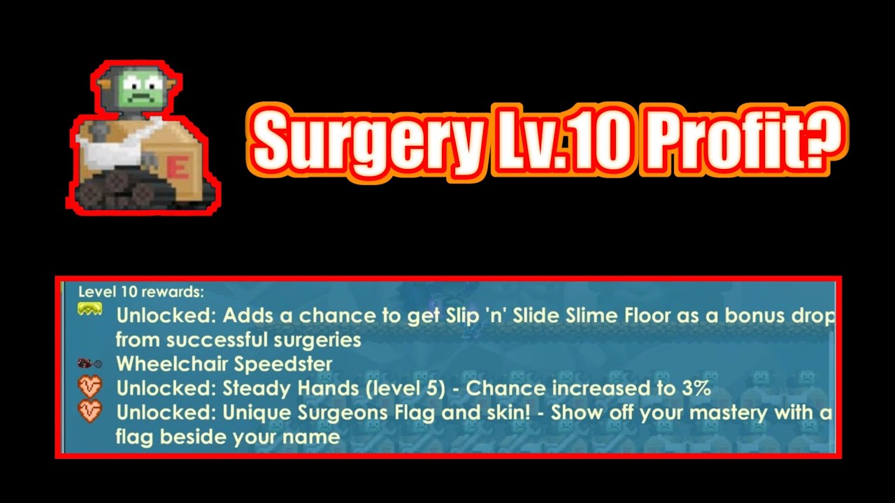Is Surgery Profit When Your Surgery Role Lv.10? | Growtopia