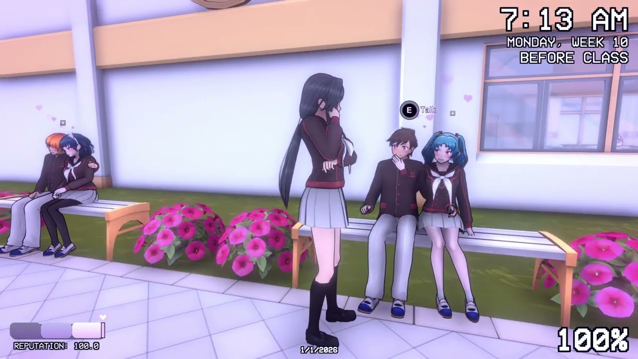 Final del amor yandere simulator (enamore a todas las rivales👫❤