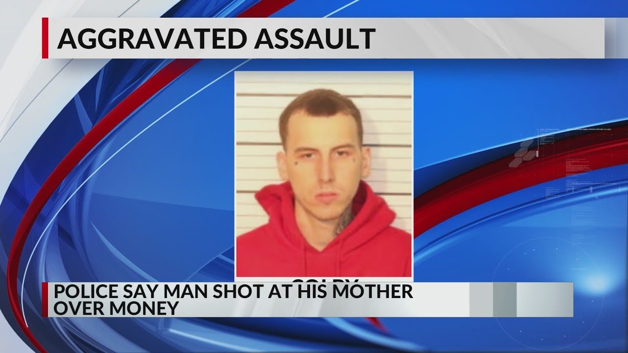 Police say man shot at his mother over money