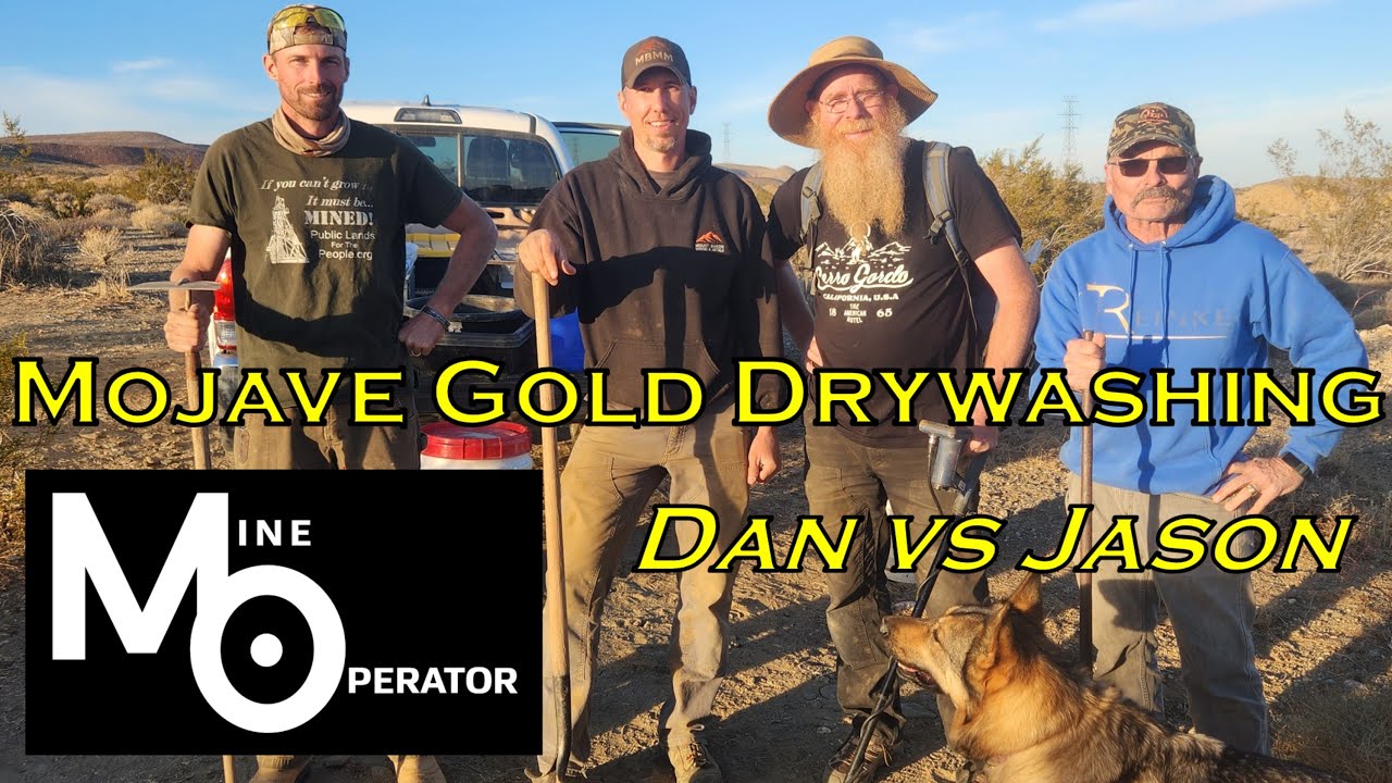 Mojave Gold Drywashing with Dan and Jason