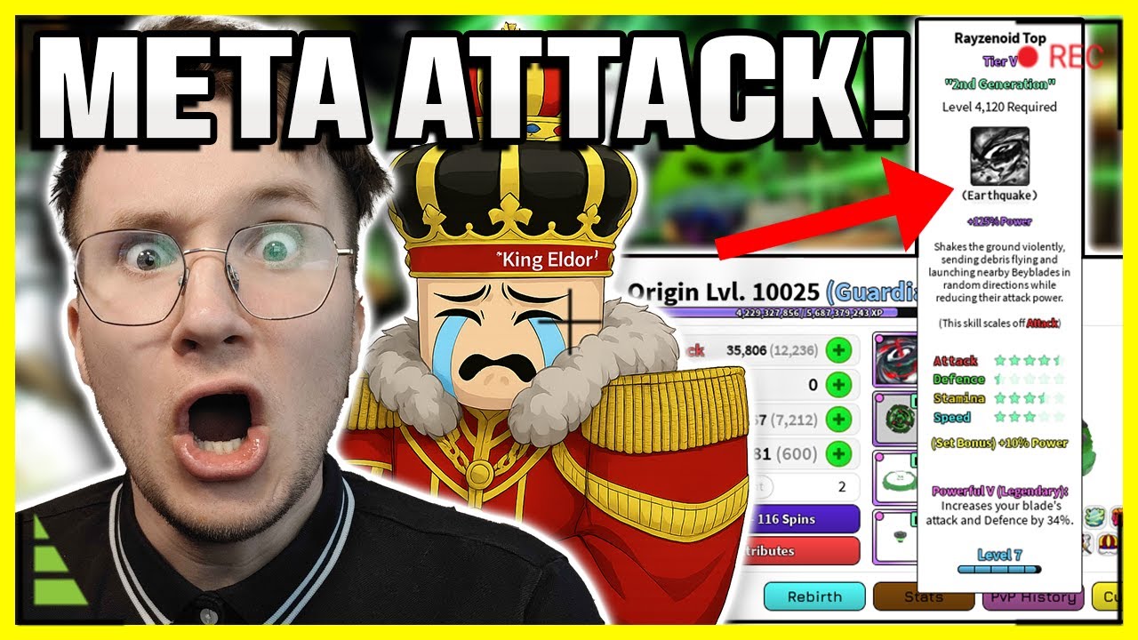 Bladers: Rebirth NEW ATTACK META Build King Eldor (Impossible) Made EASY! Spring Update