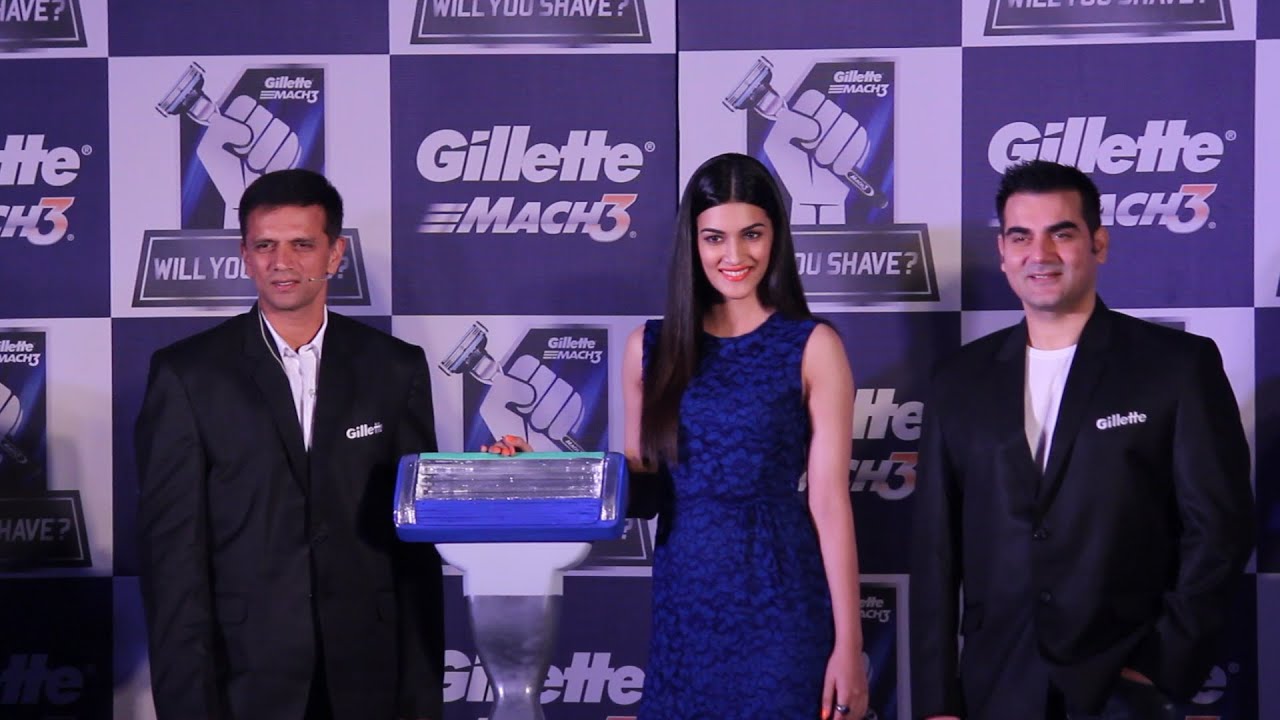Rahul Dravid, Arbaaz Khan and Kriti Sanon in Gillette 'Will You Shave'