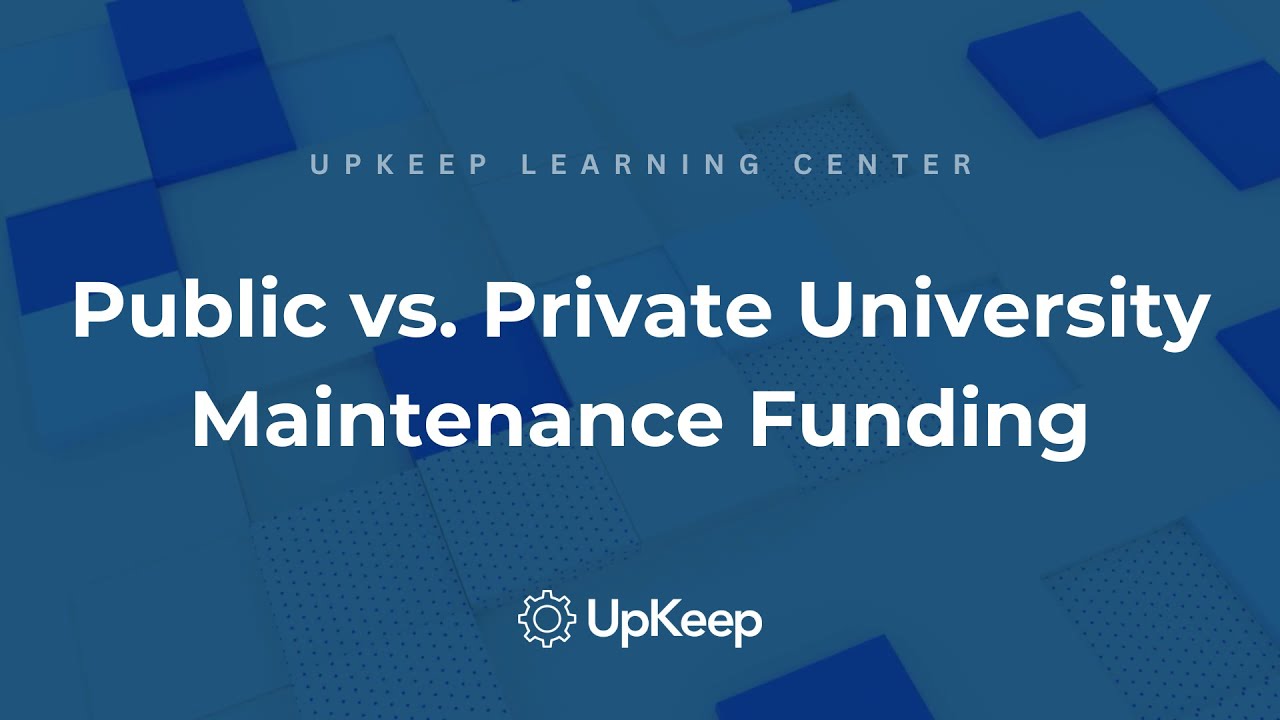 Exploring the Contrast in Maintenance Funding between Public and Private Universities