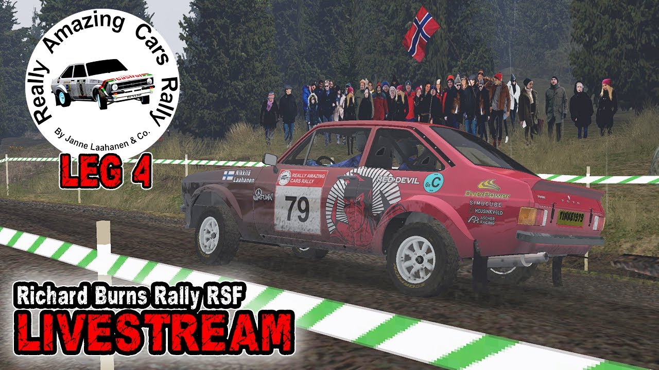 Really Amazing Cars Rally LEG 4 - Richard Burns Rally RSF - LIVESTREAM