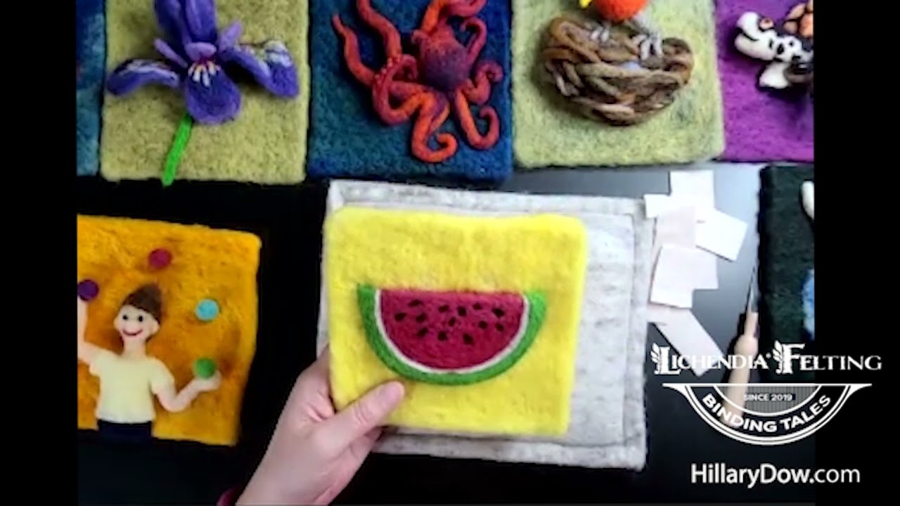Adding a Felt Hanging Loop Wall Art