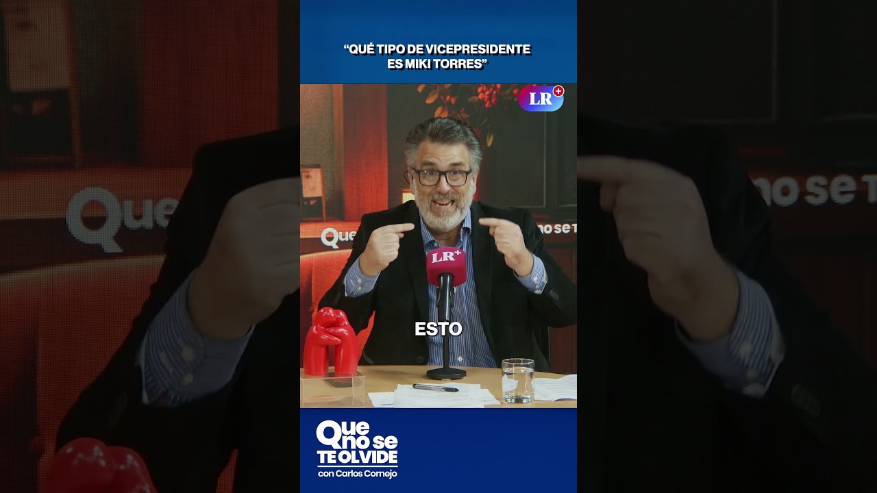 &ldquo;QU&Eacute; TIPO DE VICEPRESIDENTE ES MIKI TORRES&rdquo; #shorts