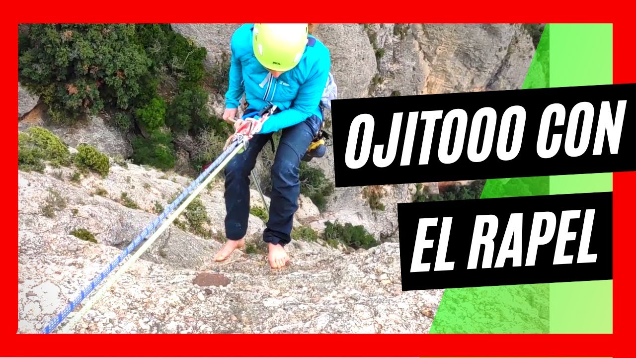 T&eacute;cnica para Rappel en Escalada ☠️☠️☠️ &iquest;C&oacute;mo Rapelar en Simple y Autoasegurado?