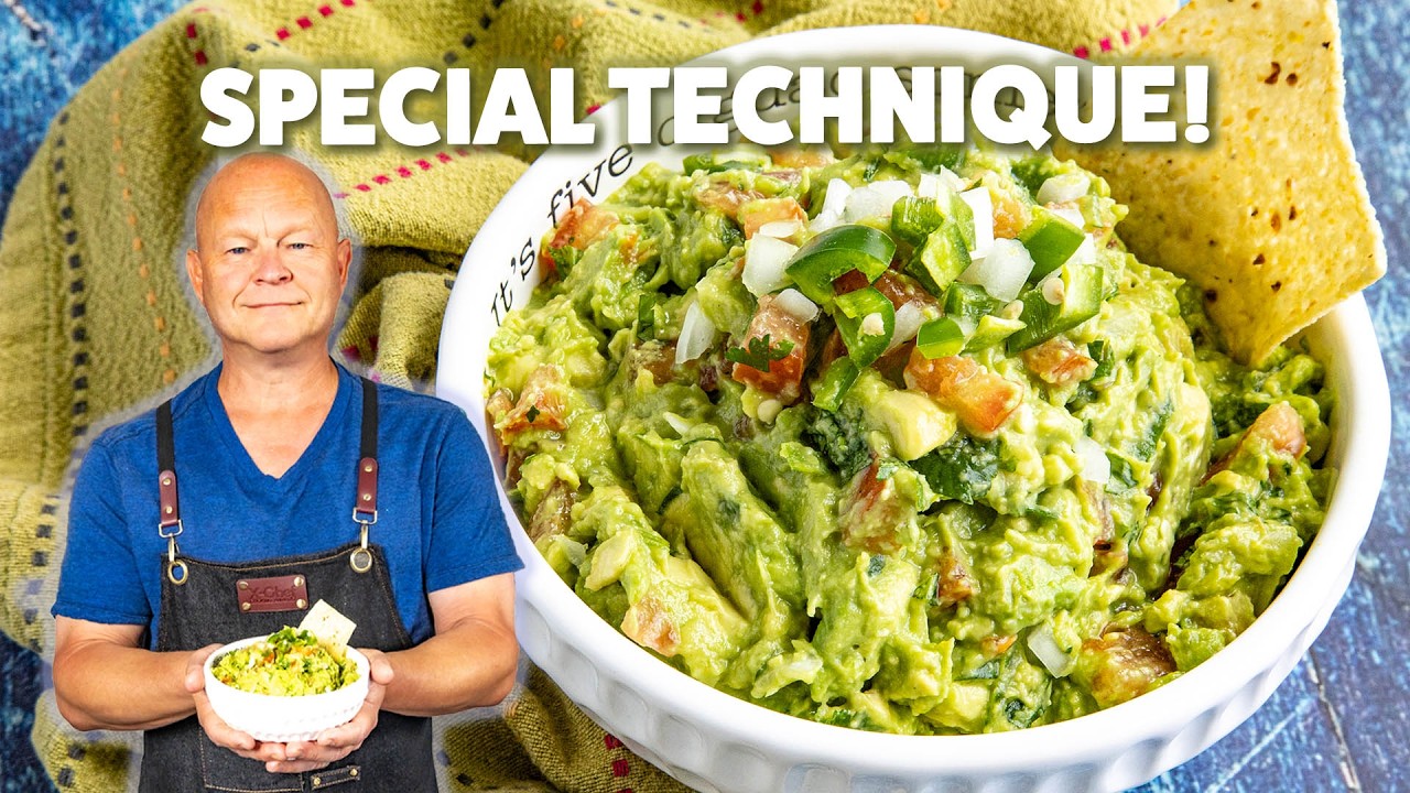 Classic Guacamole Recipe (Special Technique!)