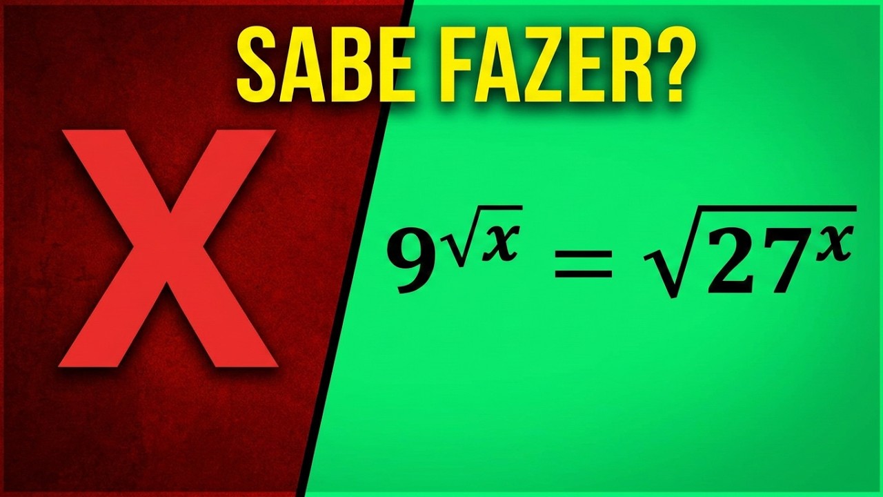 Equação Exponencial com Raiz Quadrada no Expoente
