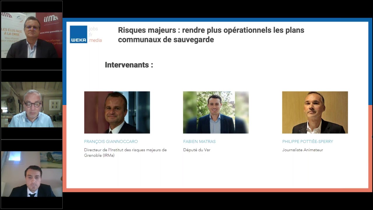 Risques majeurs : rendre plus opérationnels les plans communaux de sauvegarde