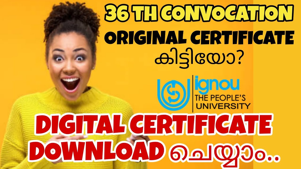 IGNOU 36th CONVOCATION | ORIGINAL CERTIFICATE | HOW TO DOWNLOAD DIGITAL CERTIFICATE | IGNOU ALERTS