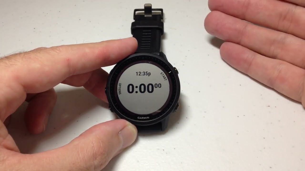 Garmin Forerunner 955:  Using the Stopwatch