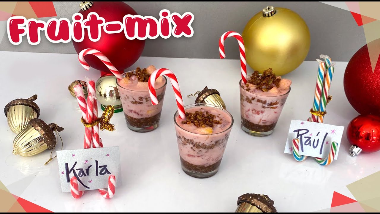 🍎🍓 Fruit-Mix :: Postre navideño 🎄