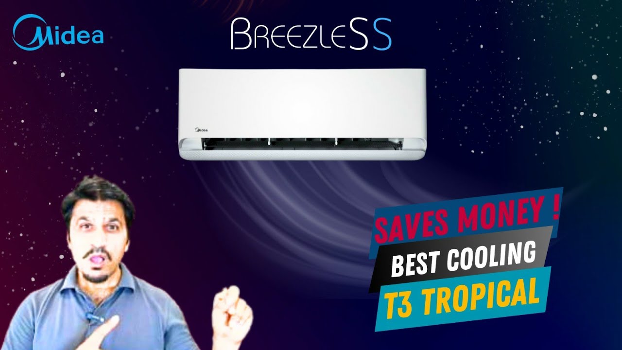 Midea Breezeless | 18HRFN8 | Latest Model | Energy Saving