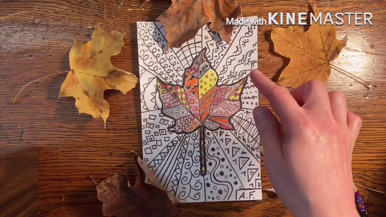 Zentangle Leaves