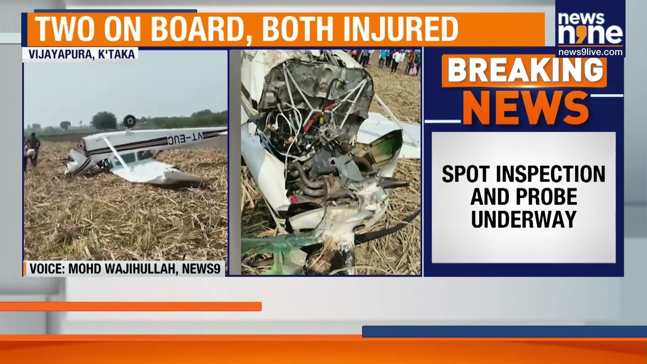 Private Redbird Aircraft Crash-Lands In Karnataka’s Vijayapura, Two Seriously Injured